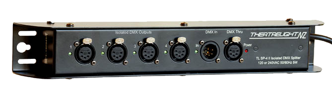 DMX splitter 4-way