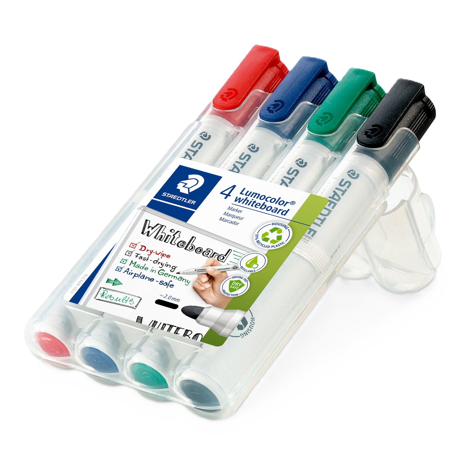 Staedtler Lumocolor Whiteboard Pens 4-pack
