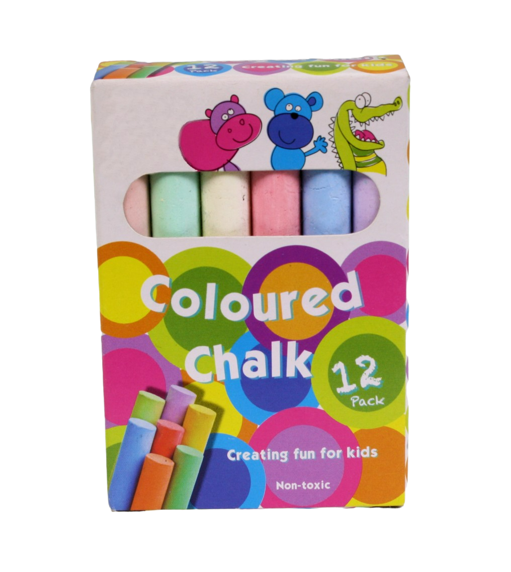 Coloured Chalk, 12 Pack Portsmouth Rentals