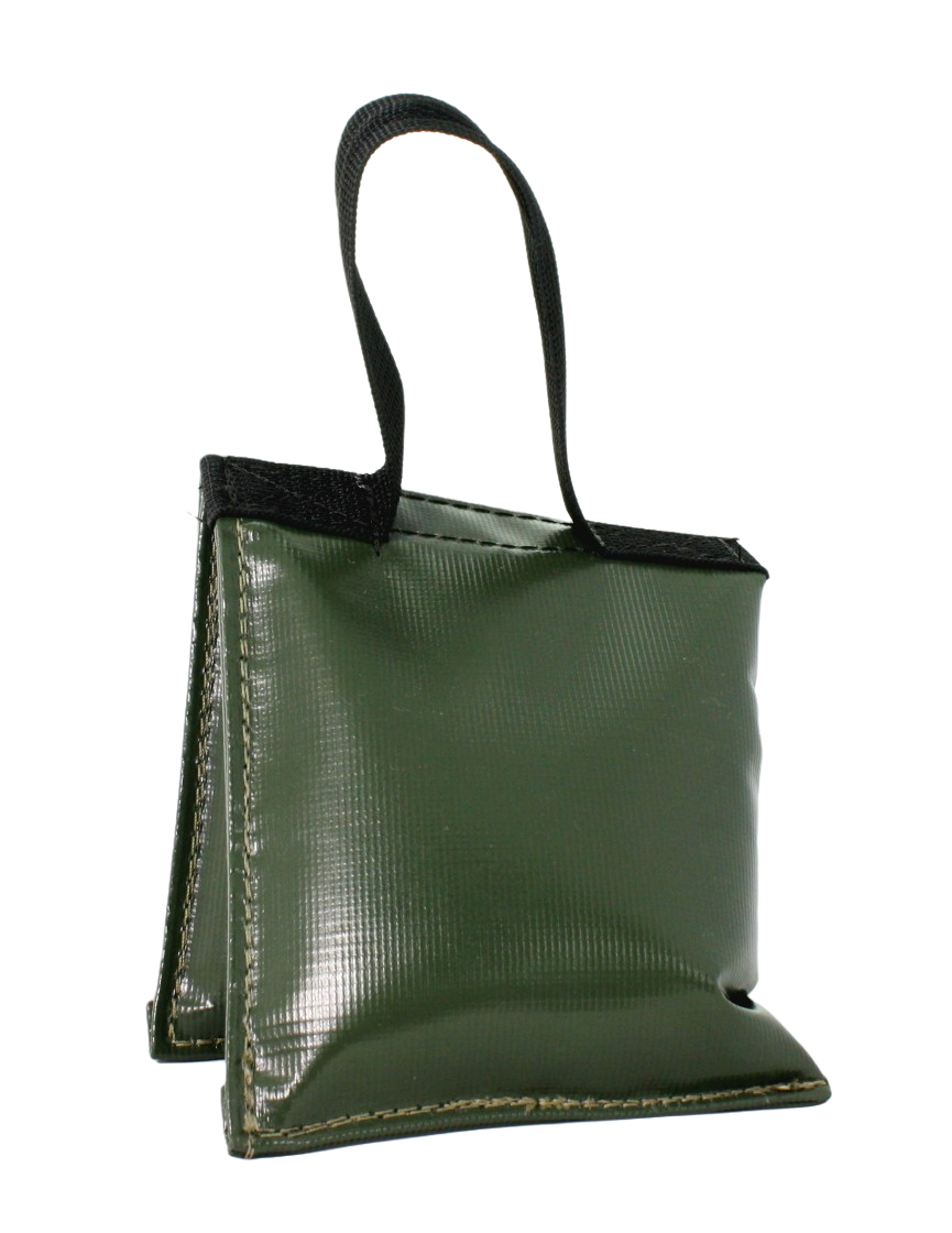 3.5kg Shot Bag, dark green PVC