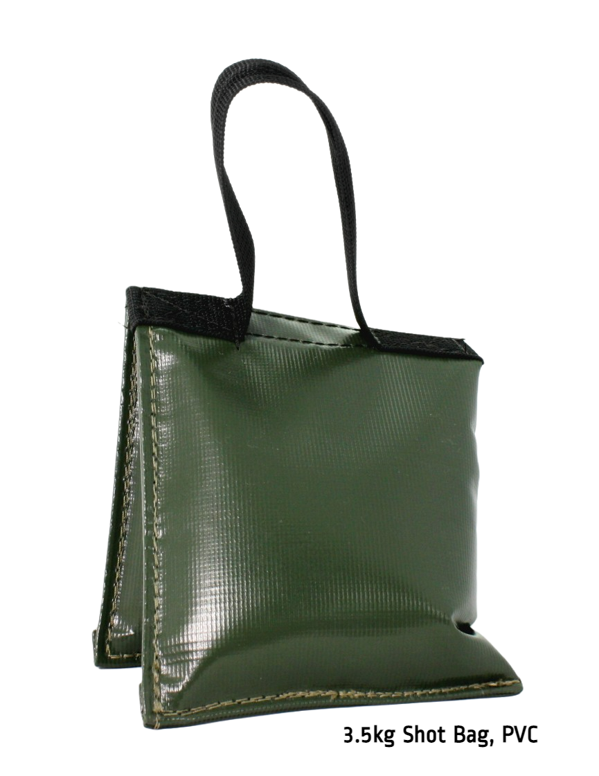 3.5kg Shot Bag, Green PVC