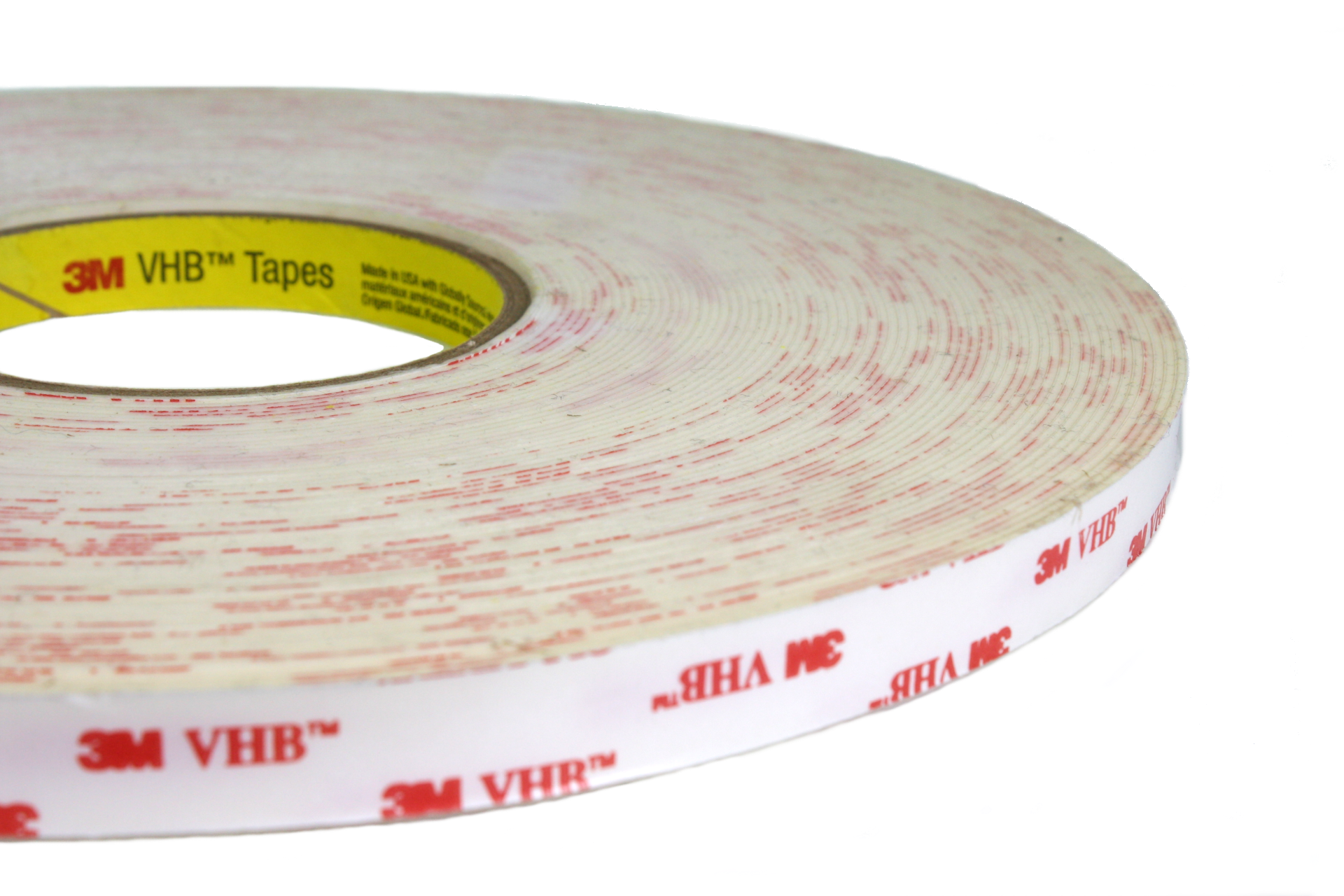 A close up of the tape