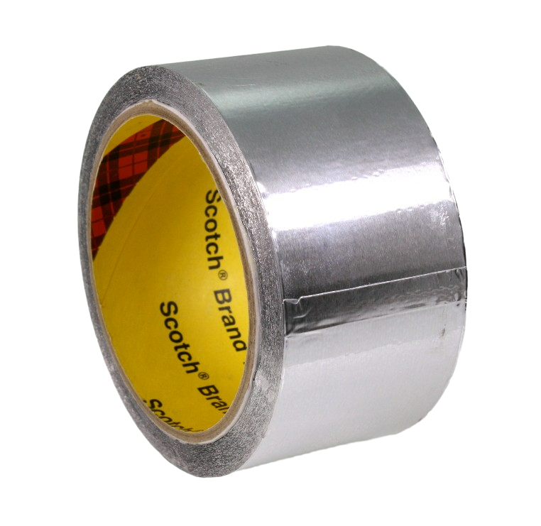 3M 425 Aluminium Foil Tape, 50mm roll, side view