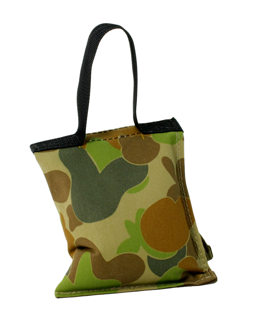 4kg Shot Bag, light green camo canvas (Australian Army)