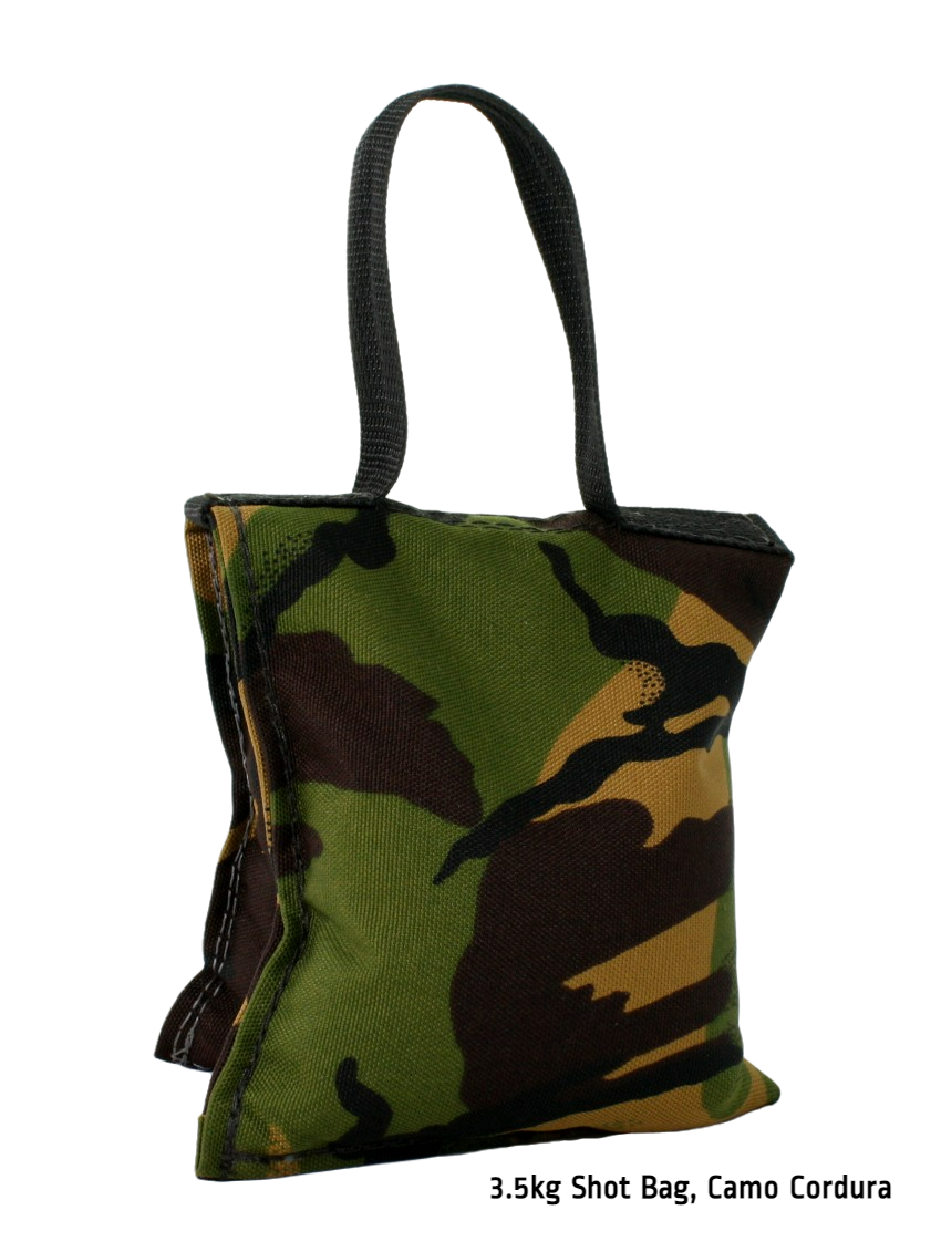 4kg Shot Bag, dark green camo cordura (NZ Army)