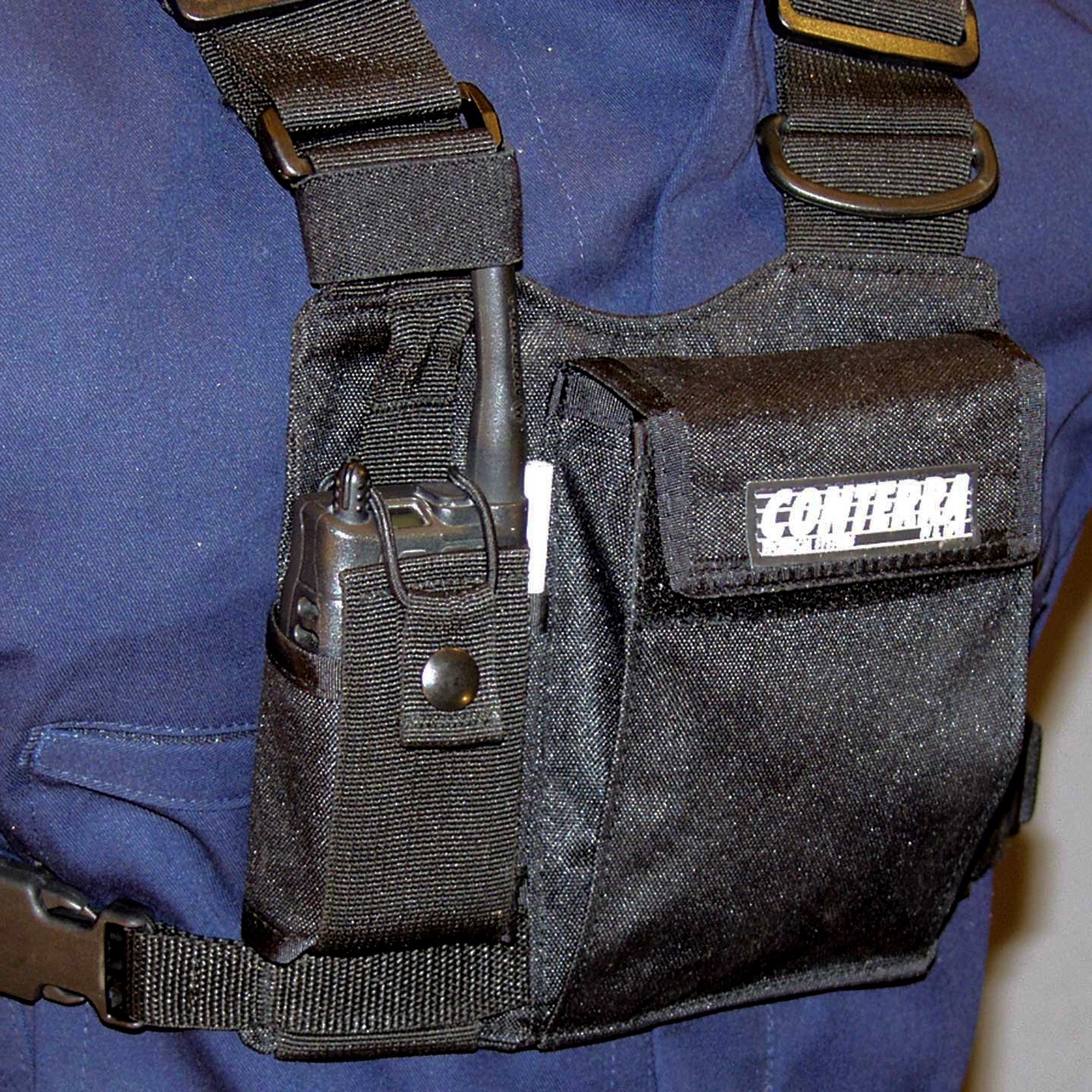 Conterra Adjusta Pro with a small radio