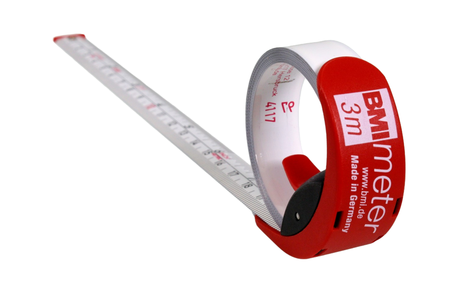 Partially unrolled, back view