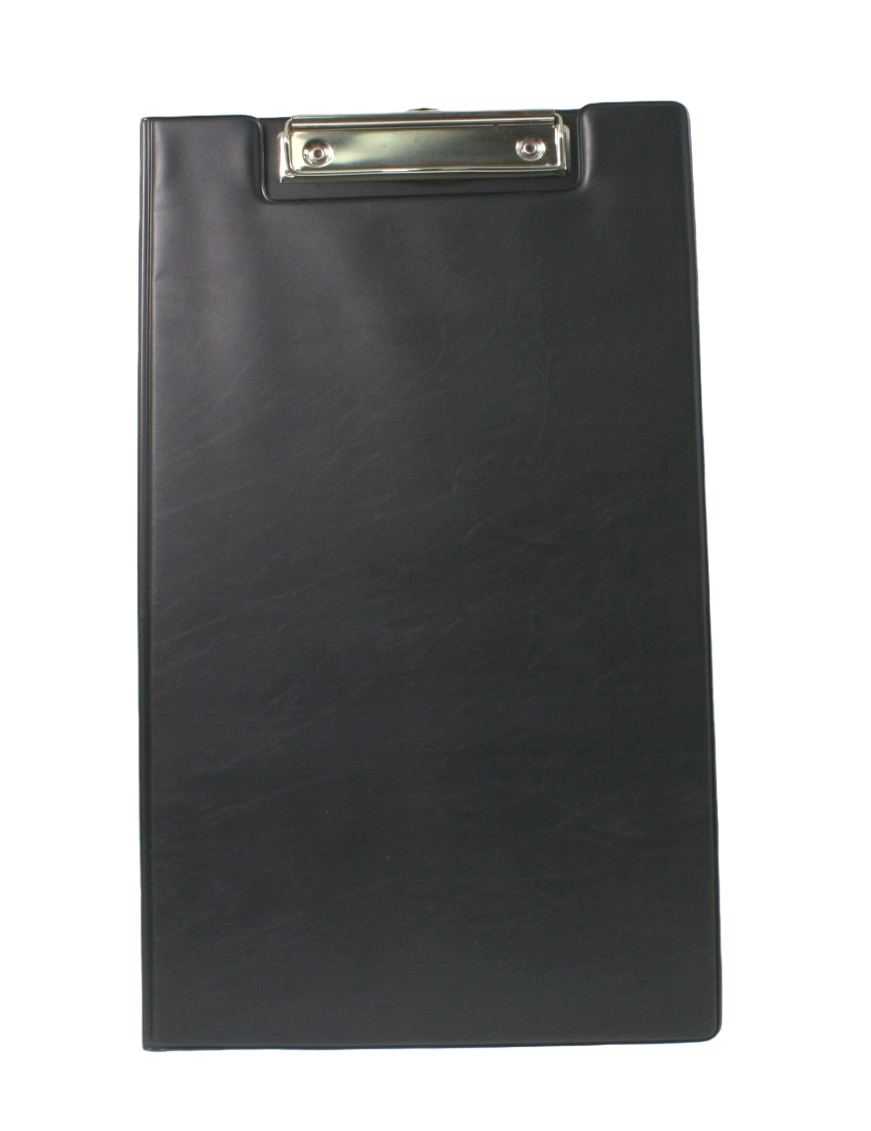 Front view of the clipboard, closed