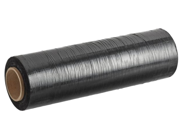 Hand stretch film, or pallet wrap, black