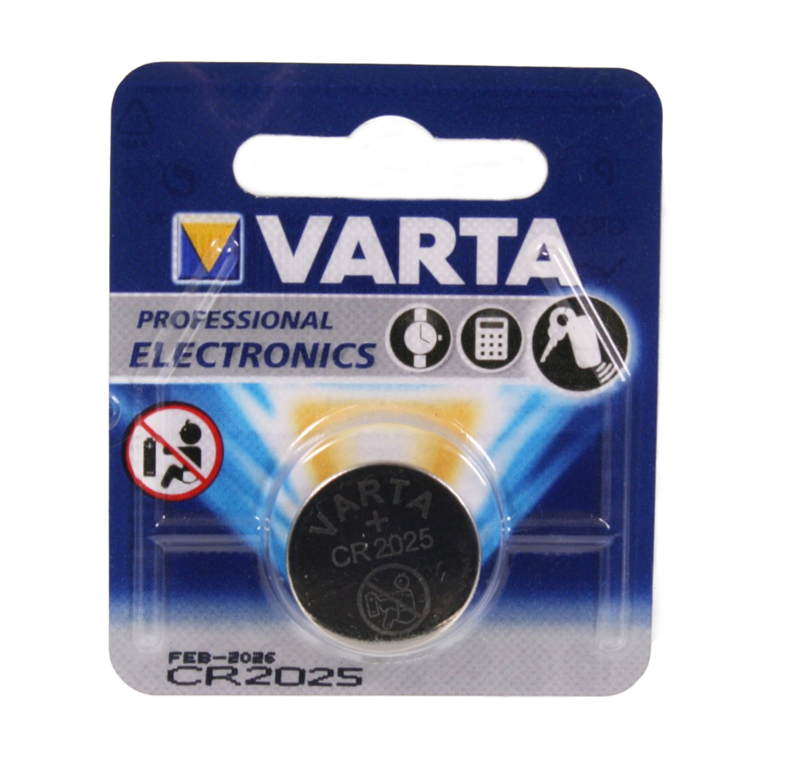 A single CR2025 battery in packet