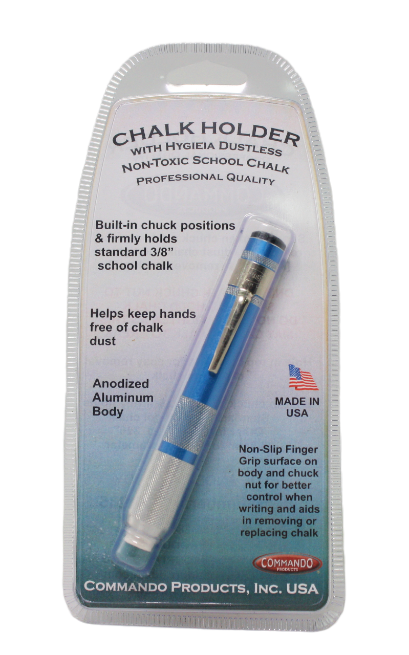 Blue Commando chalk holder, in packet