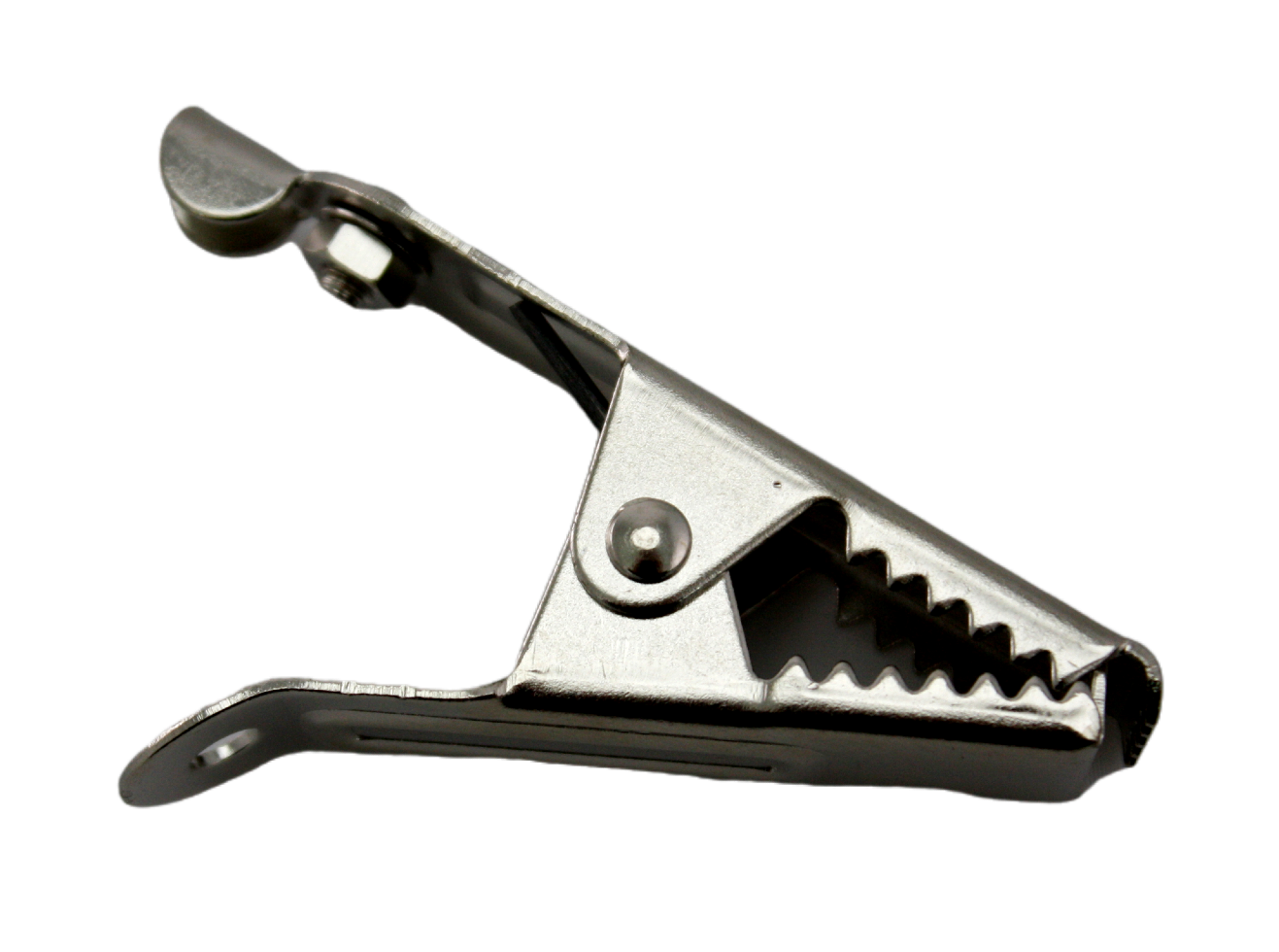 Single croc clip, side view