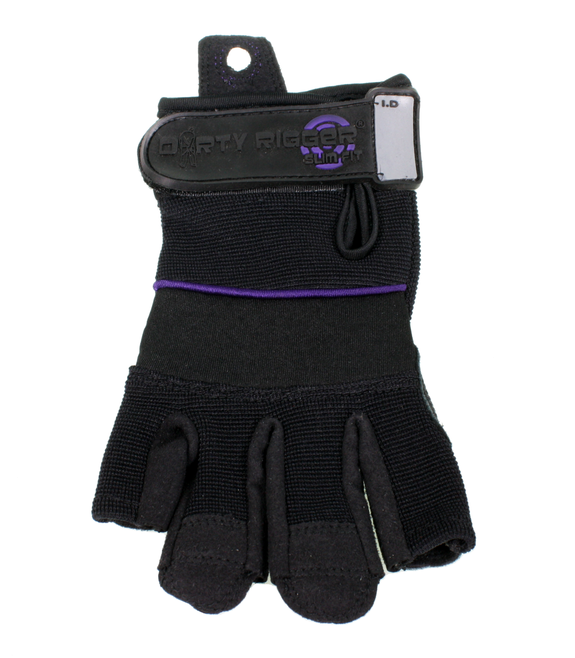 Fingerless, front of one glove