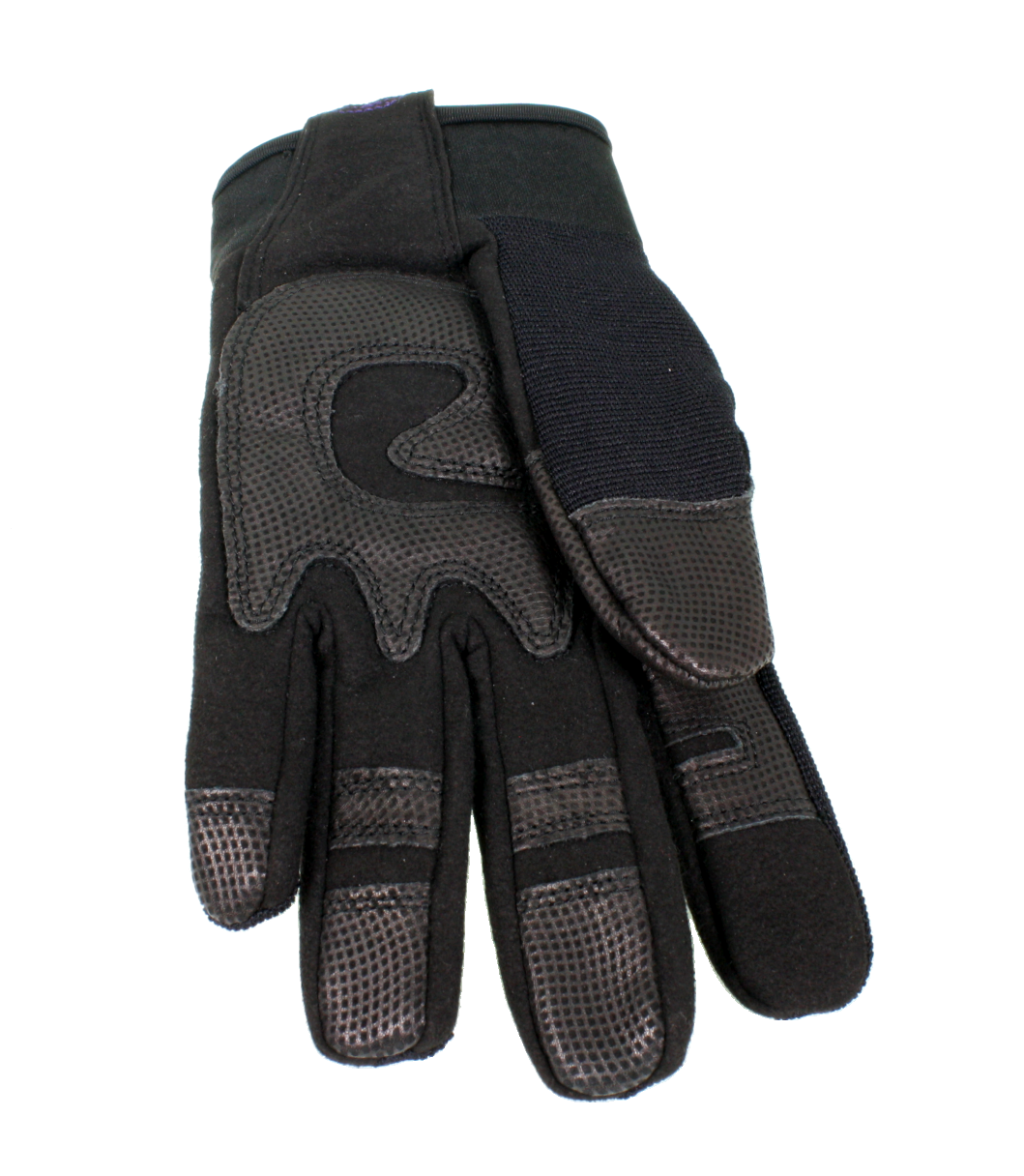 Full finger, underside of one glove