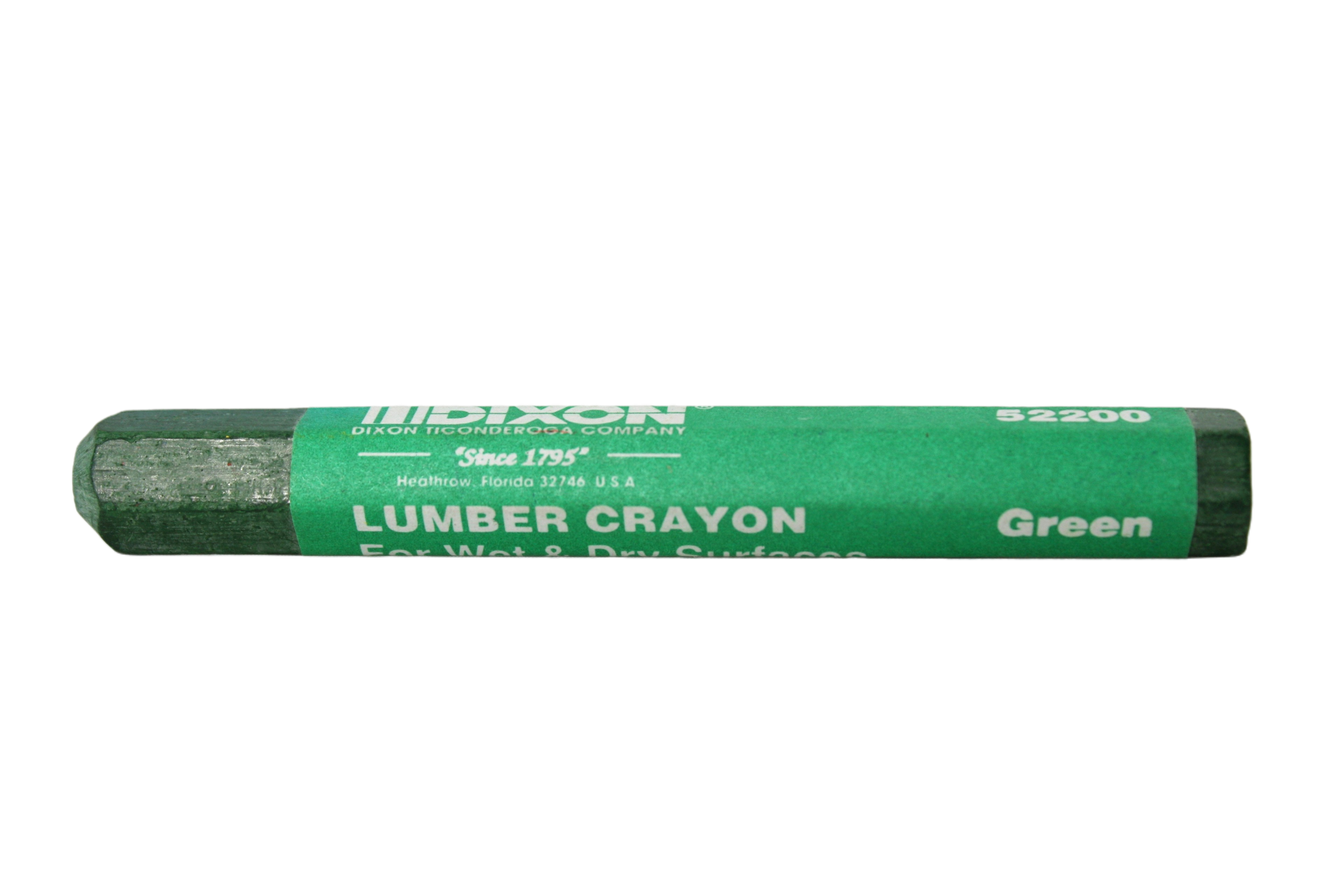 Dixon Lumber Crayon, Green