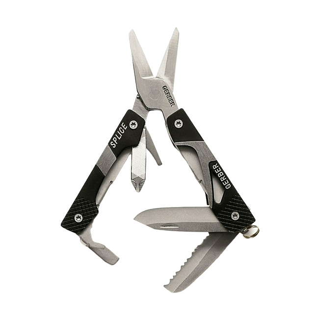 Splice tool with all parts open.