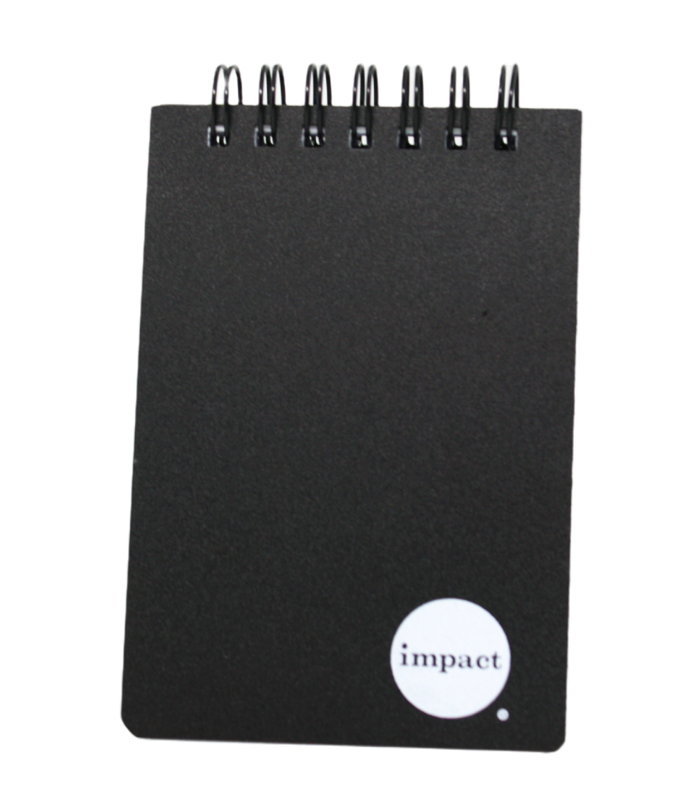 Front of notebook