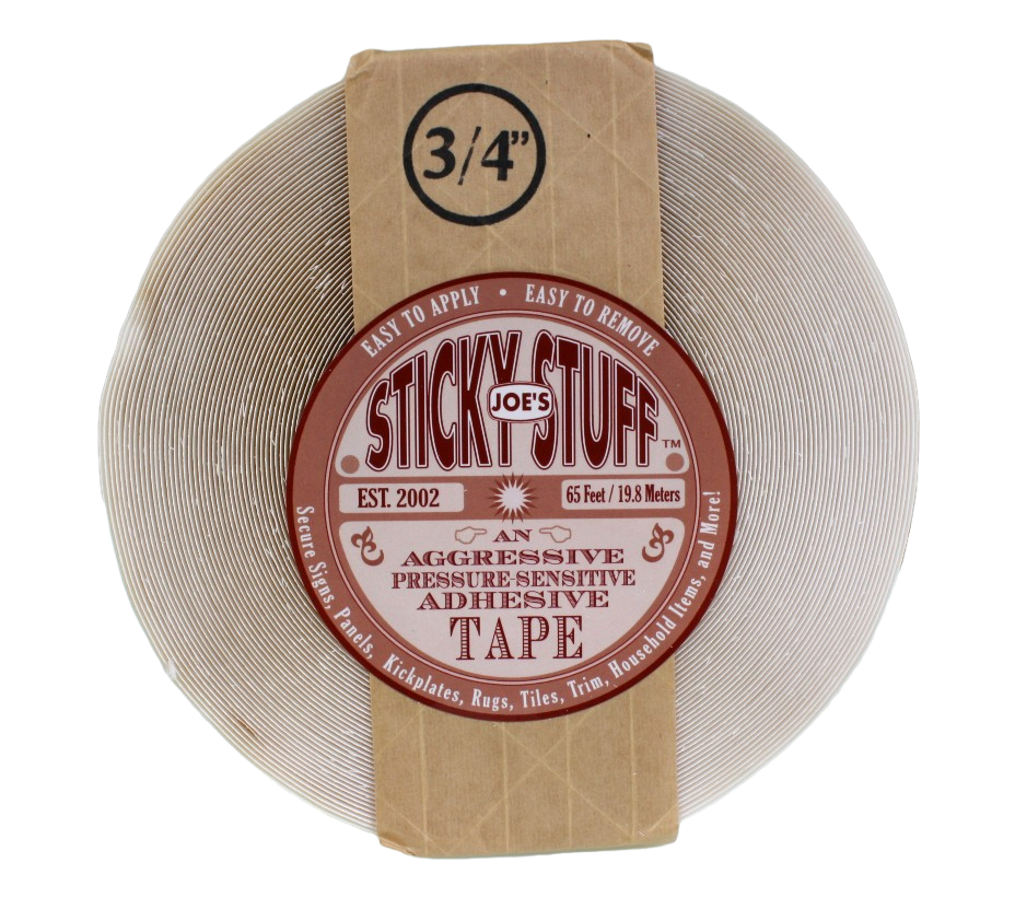 3/4" roll, front view