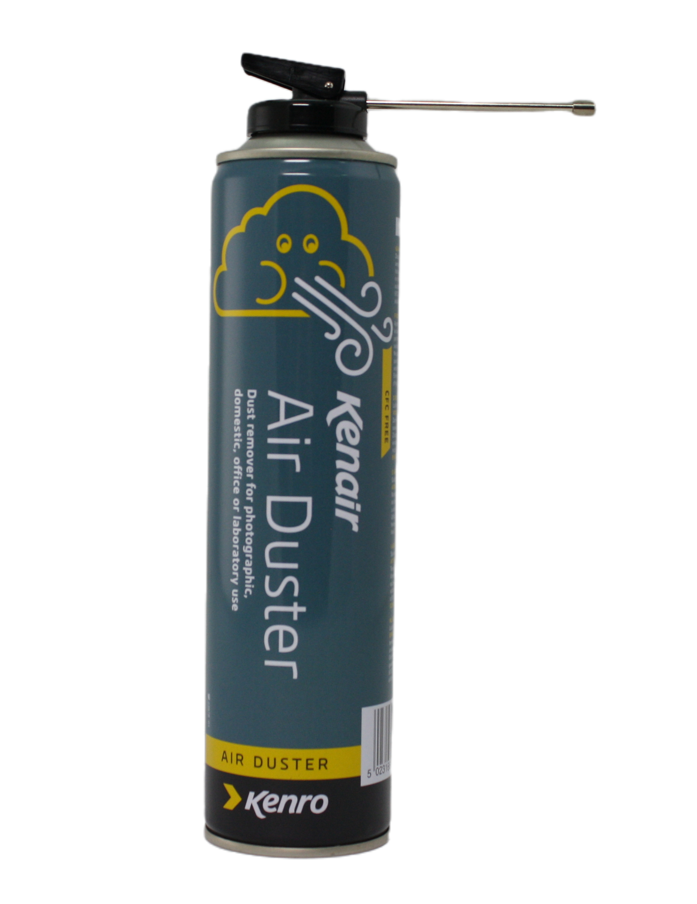 A Kenair refill can with nozzle attached