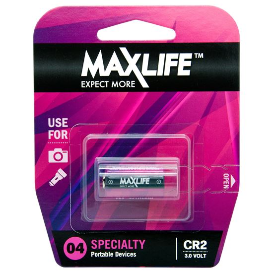 MaxLife CR2 Battery, single, in packet
