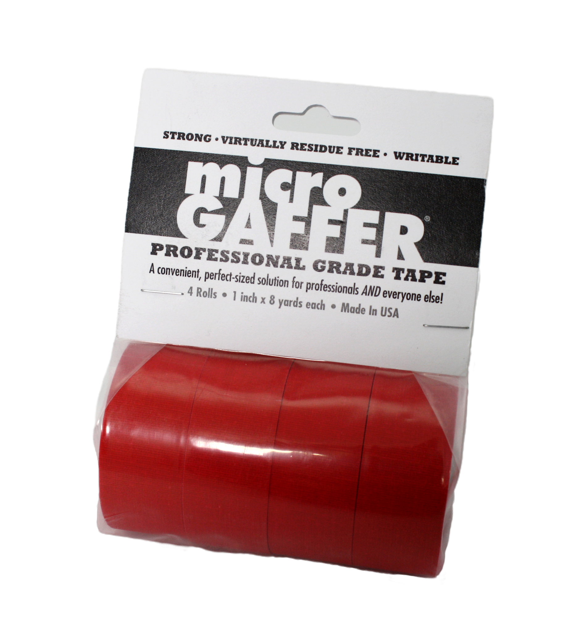 Micro Gaffer 4 Pack in red