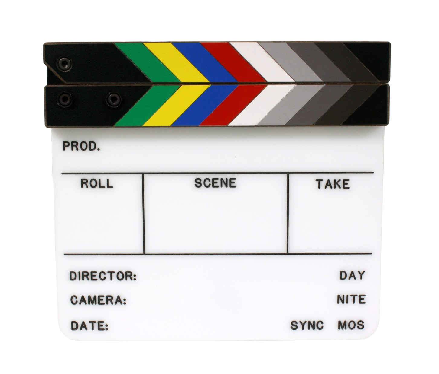 Front, clappers closed