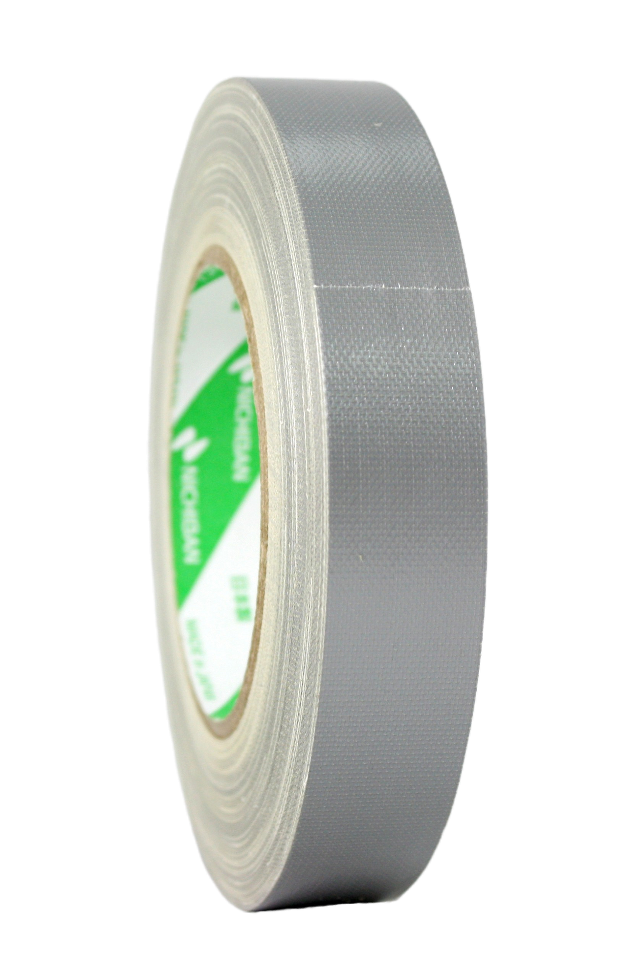 Nichiban 1" Gaffer Tape, Silver, side view