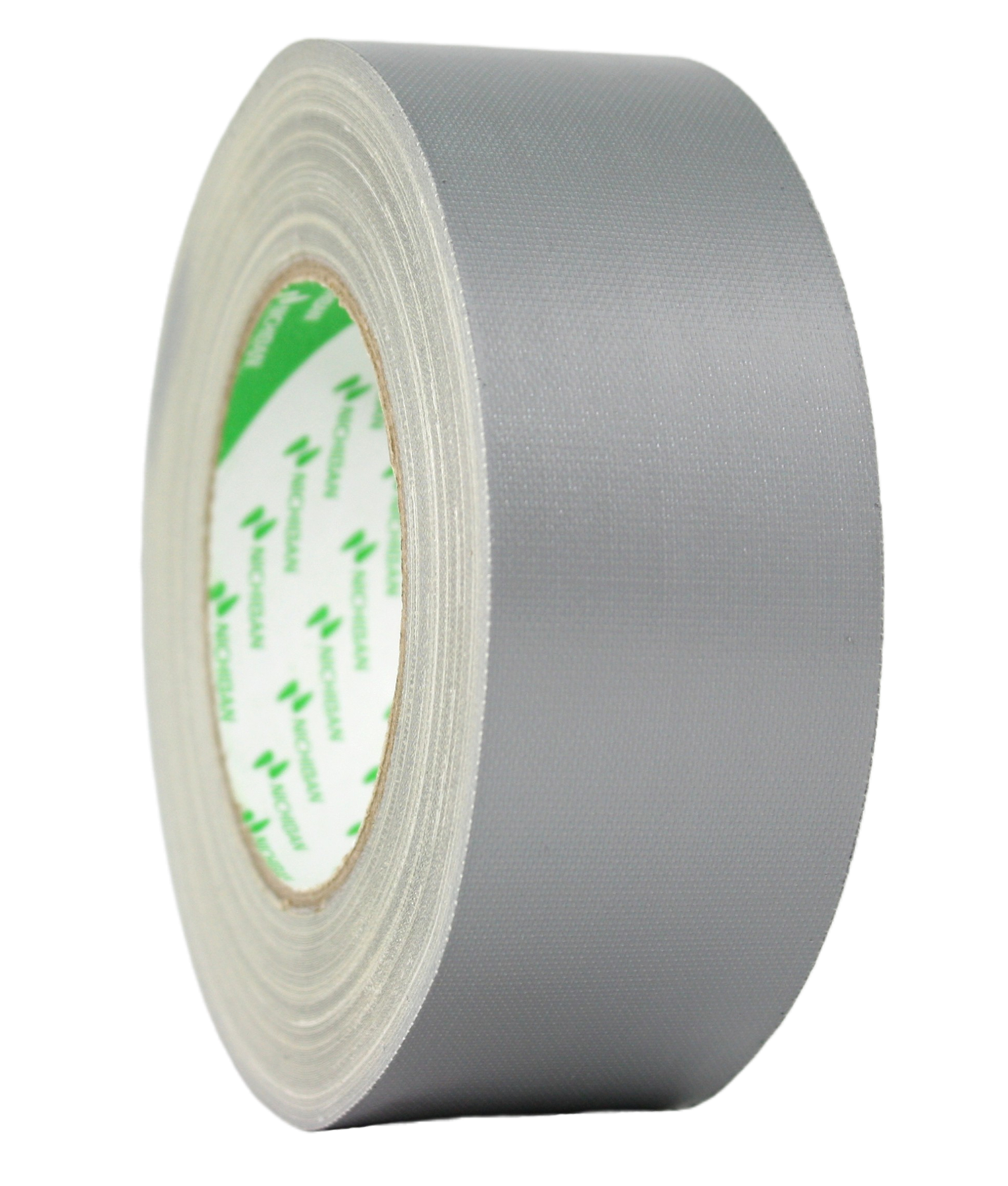Nichiban Silver Gaff Tape, 2" roll, side view