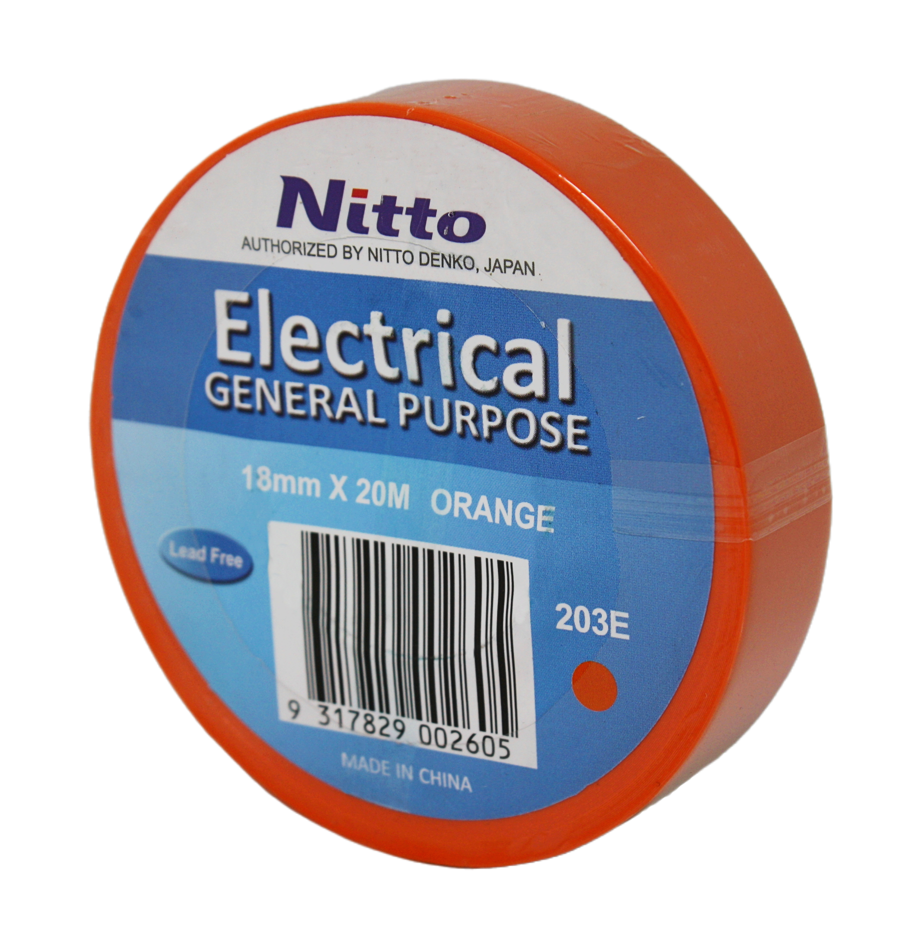Nitto electrical tape, orange