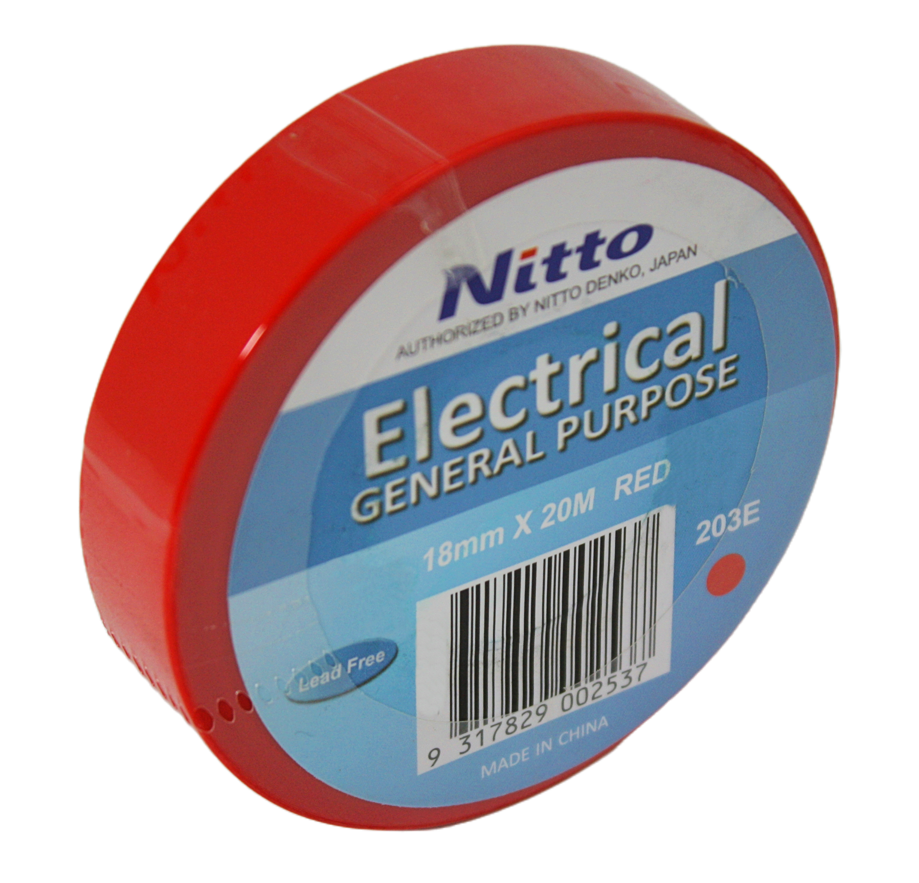 Nitto electrical tape, red