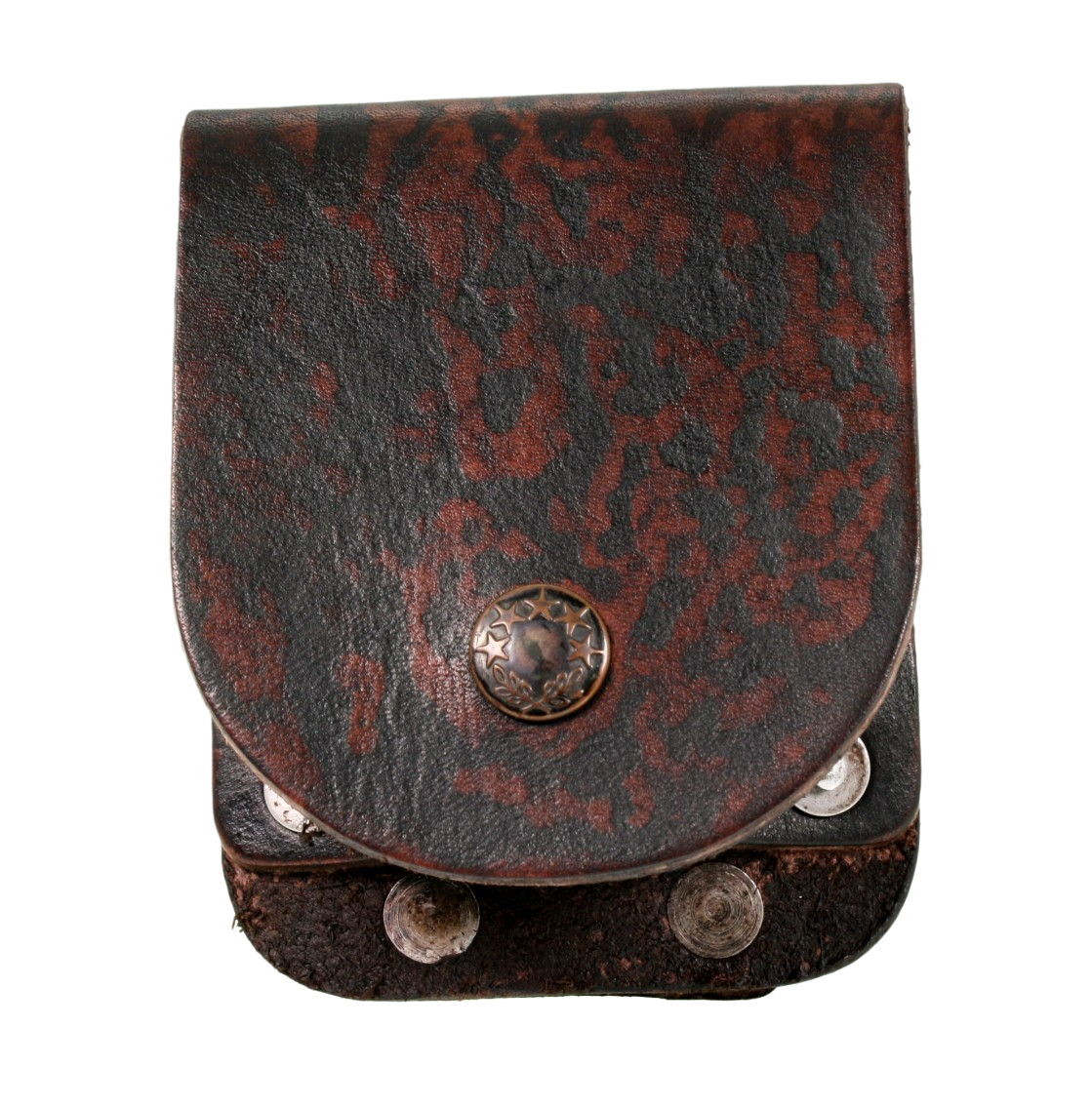 Front of the leather podger holster, without the logo