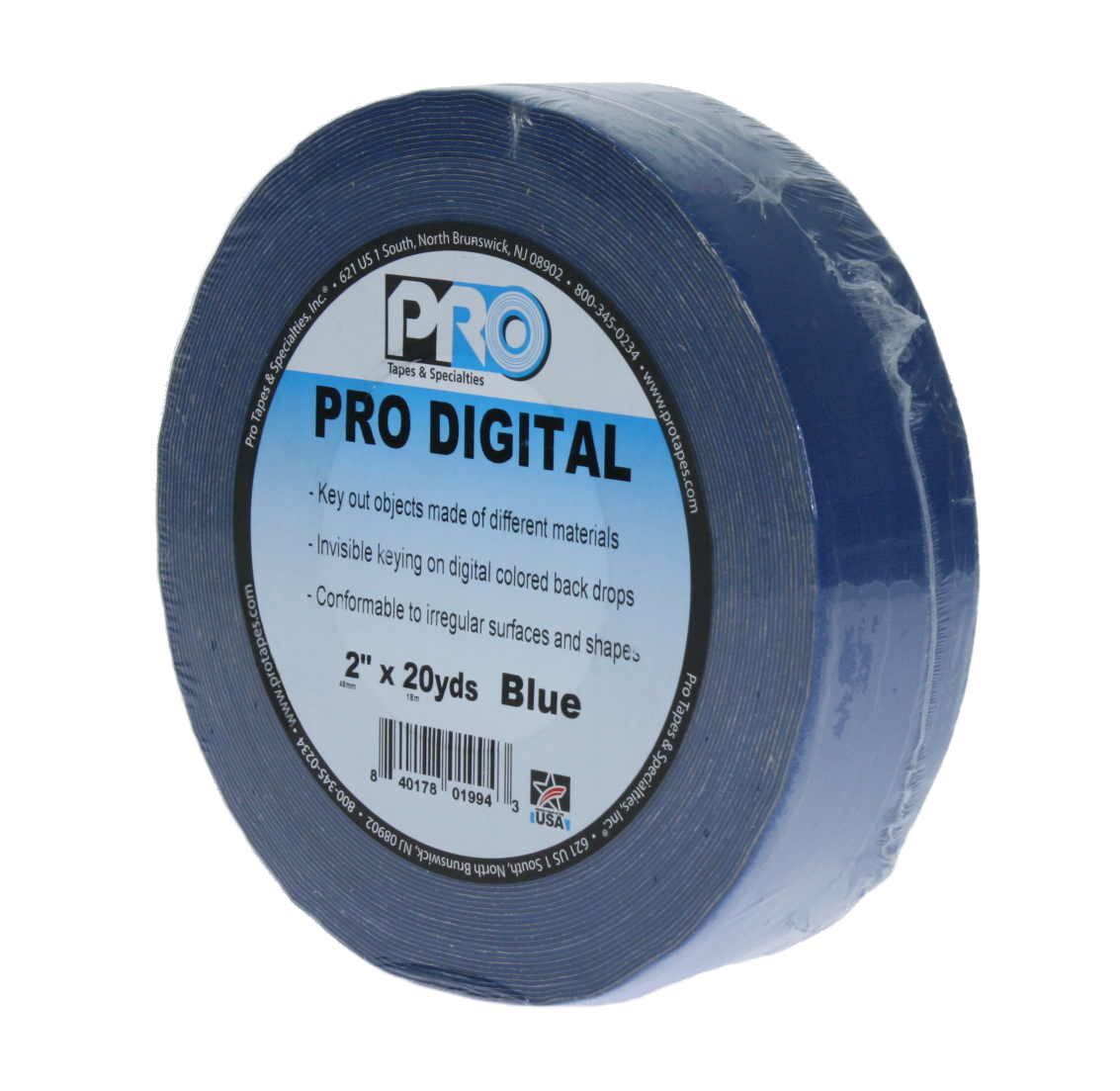 Pro Tapes Digital Blue Cloth Tape
