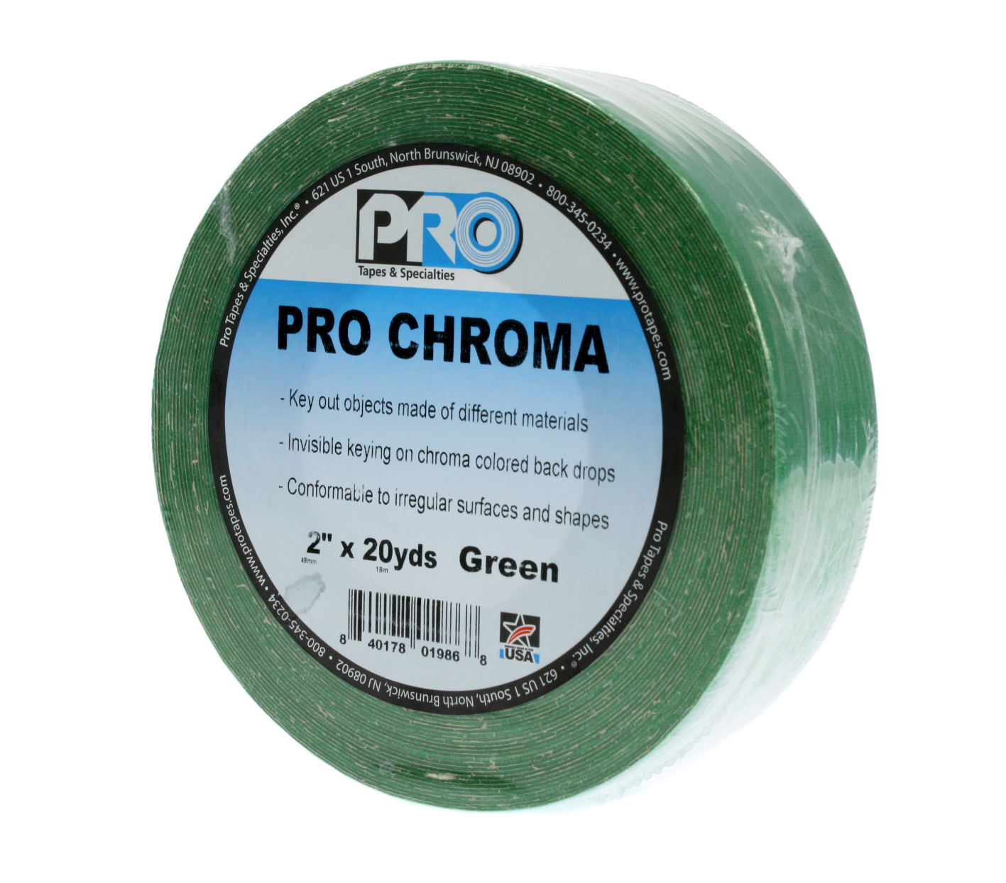 Pro Tapes Chroma Cloth Tape, 2" x 18m
