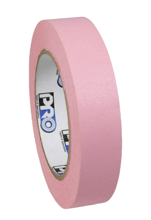 Pro 46, 1" roll, pink, side view