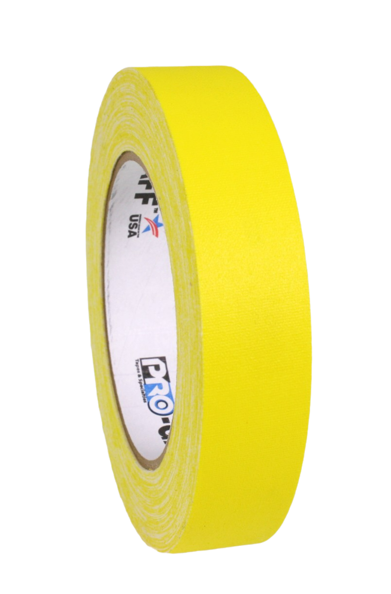 Pro Gaff 1" yellow, 25m roll