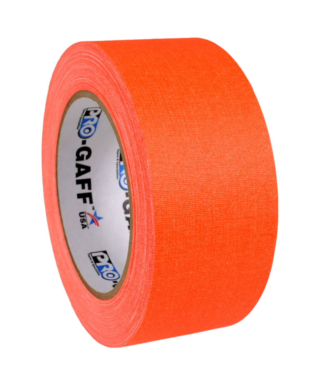 Pro Gaff 2", fluro orange, 22.8m roll