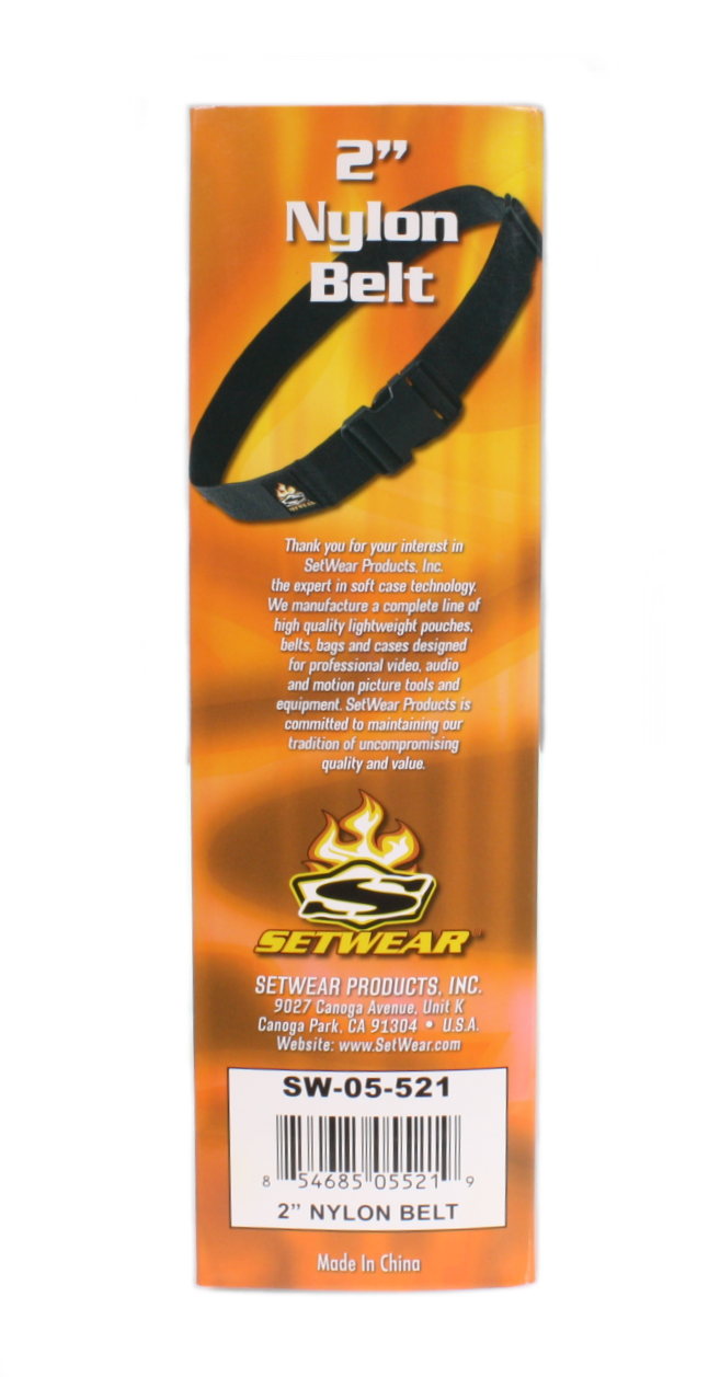 The packaging for the belt