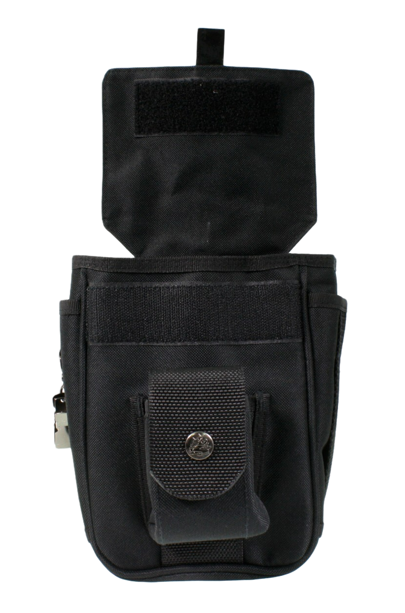 Top open, front view