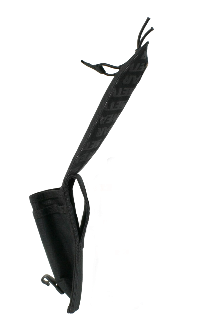 Left side, with top open