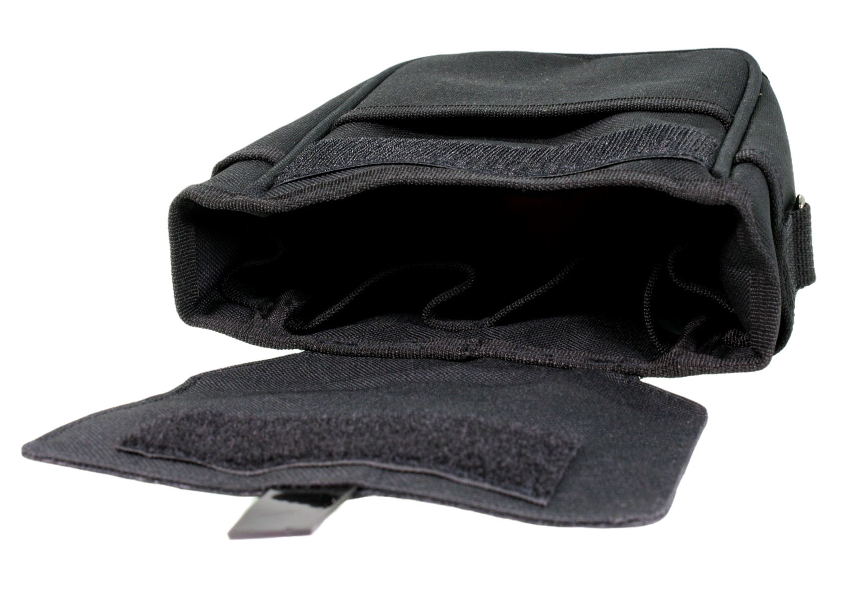 View of the inside, top open