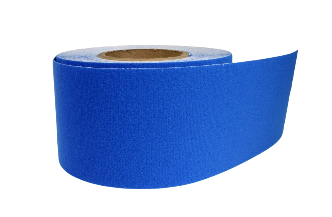 4" roll, side view with part of the tape unravelled