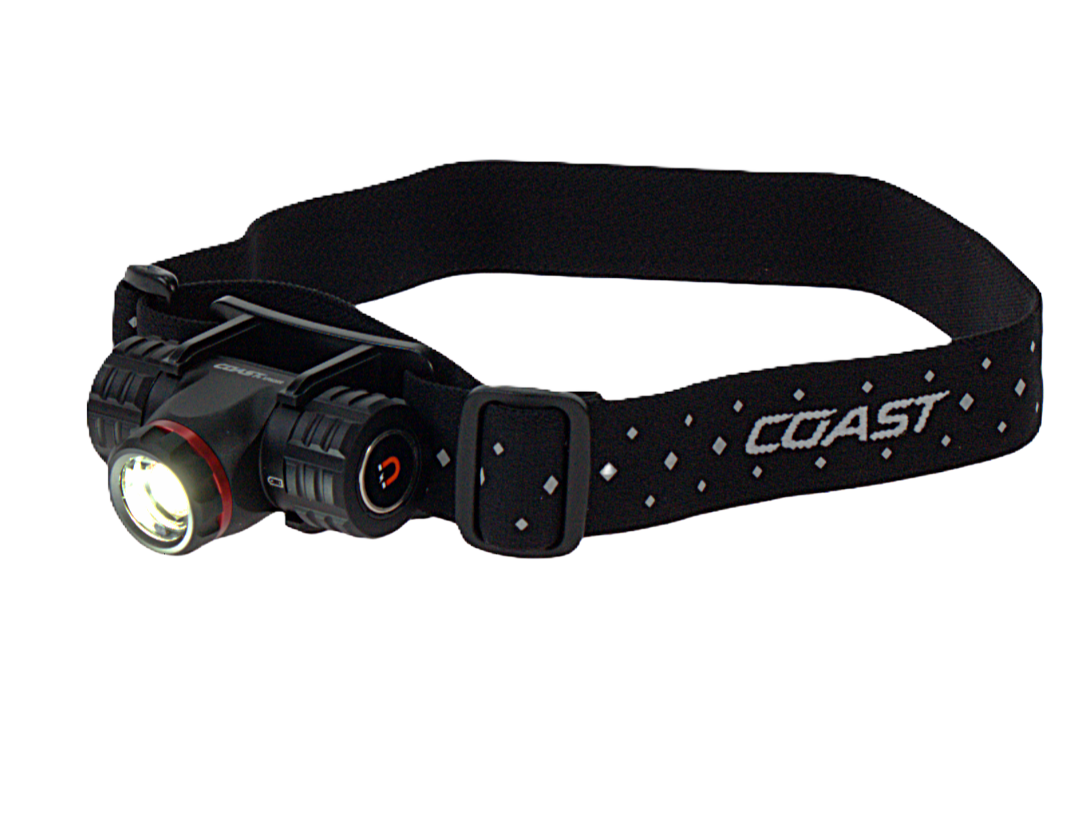 COAST LED Headlamp with Dual-Power Rechargeable Battery