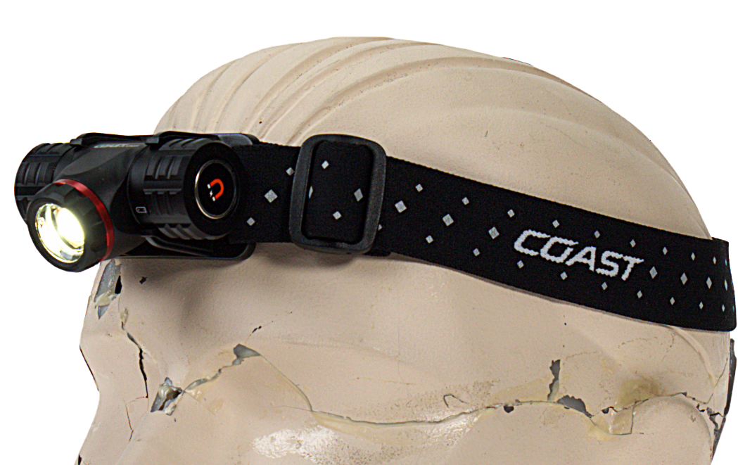 COAST LED Headlamp with Dual-Power Rechargeable Battery