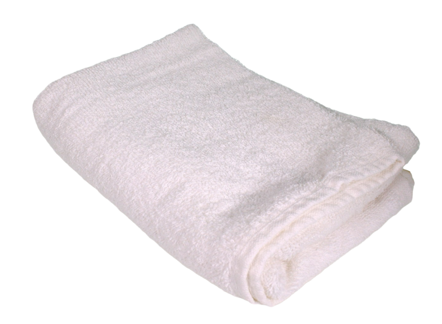 White Hand Towel, folded