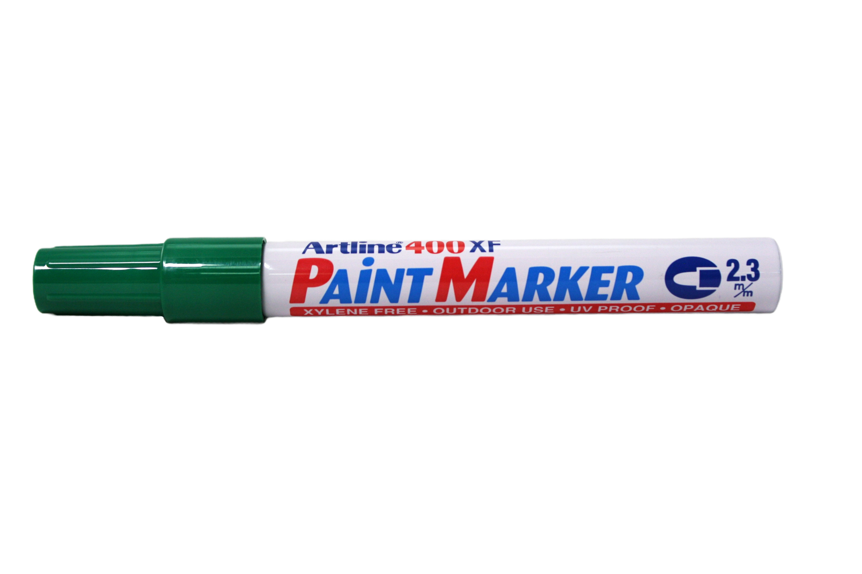 Artline Paint Marker 400XF, green, lid on