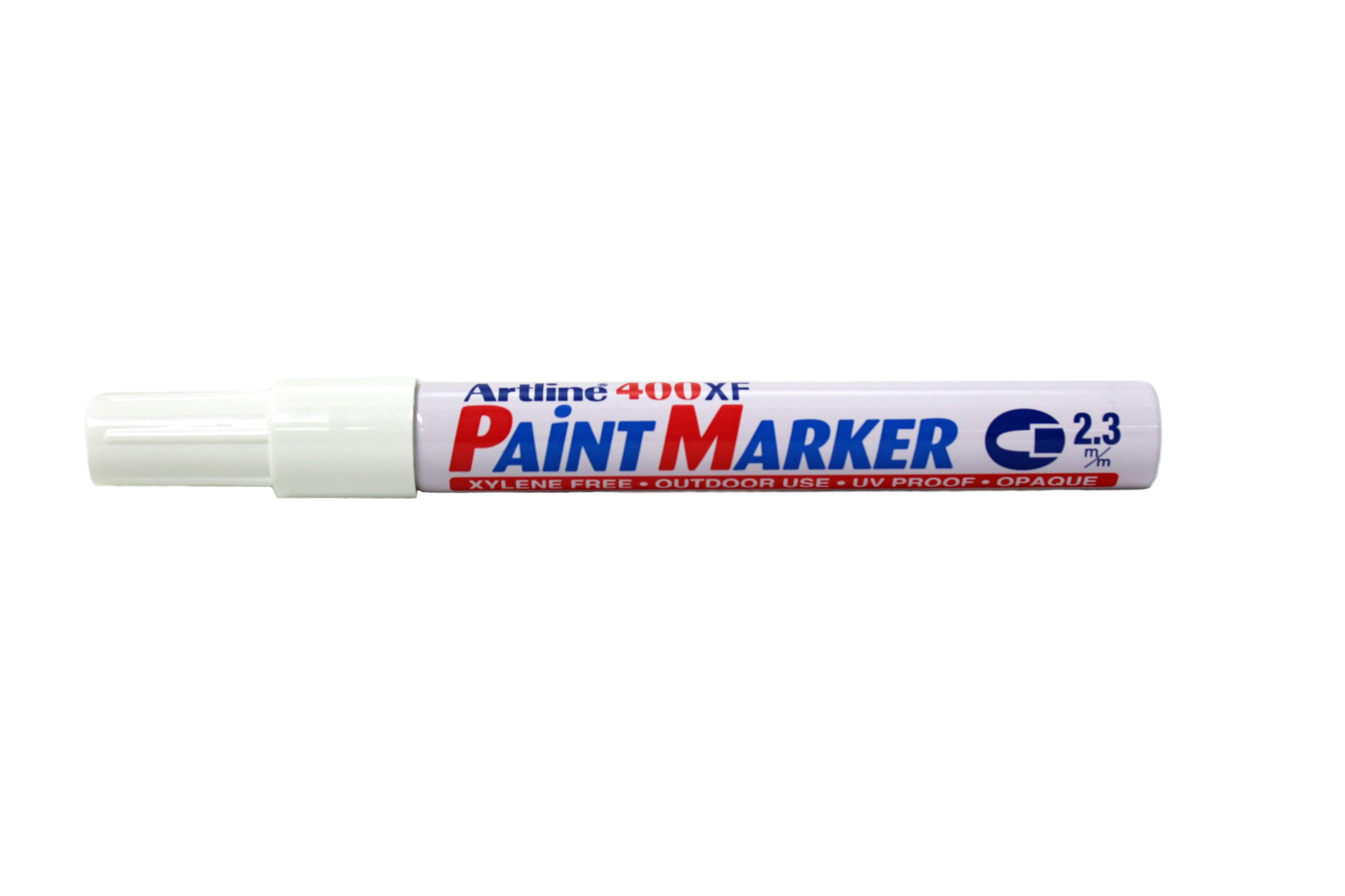 Artline Paint Marker 400XF, white, lid on