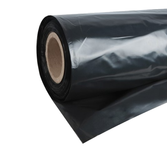 Building and agricultural film roll, black