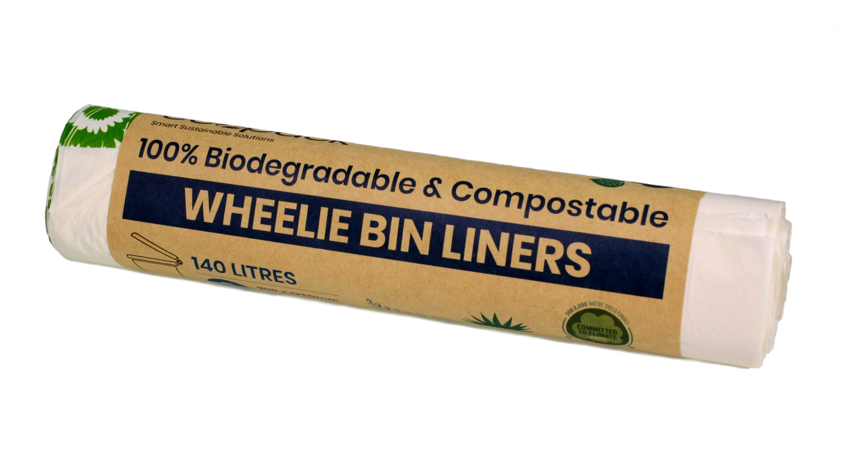 A pack of 5 wheelie bin liners
