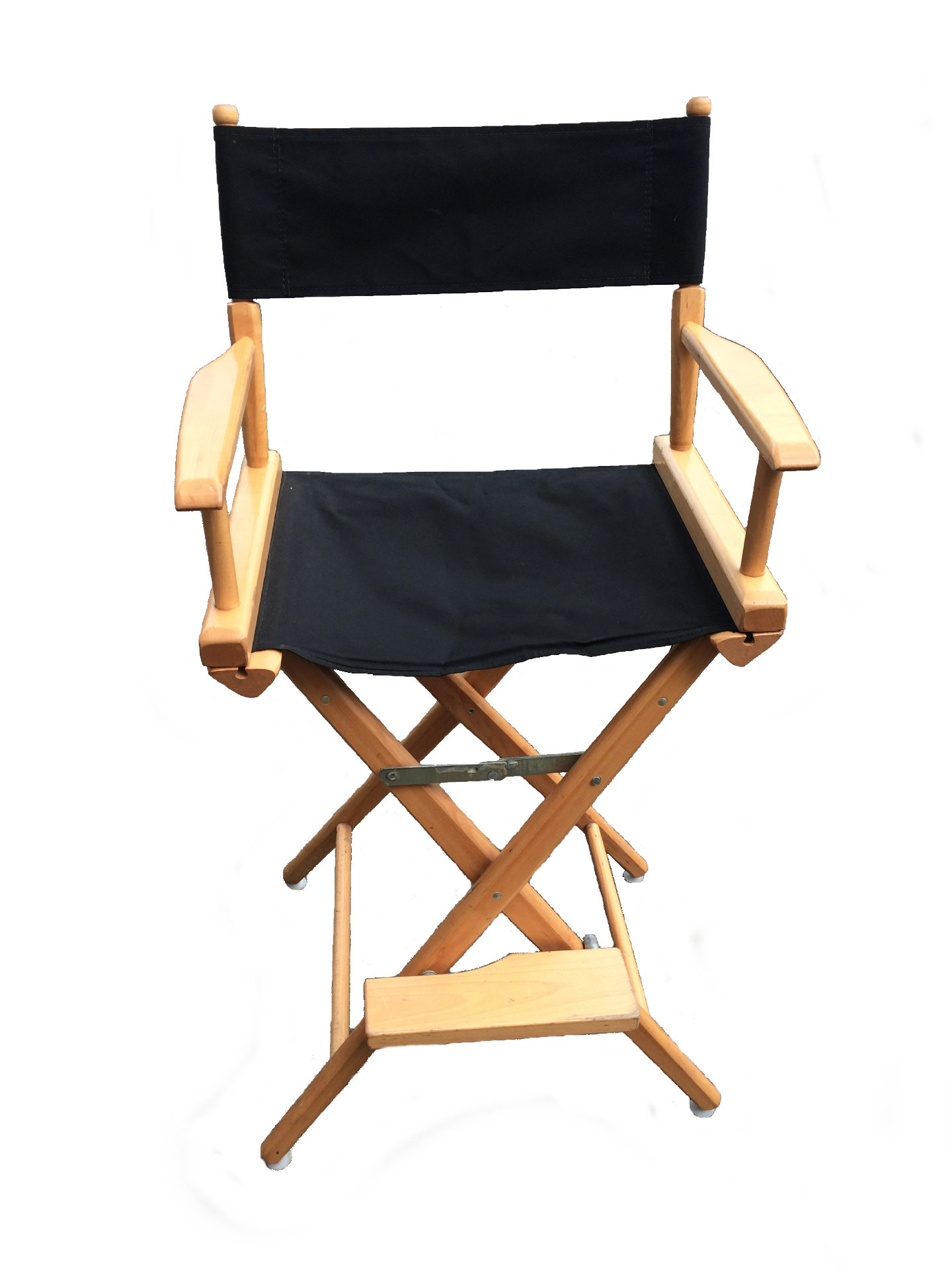 Director's chair with foot step