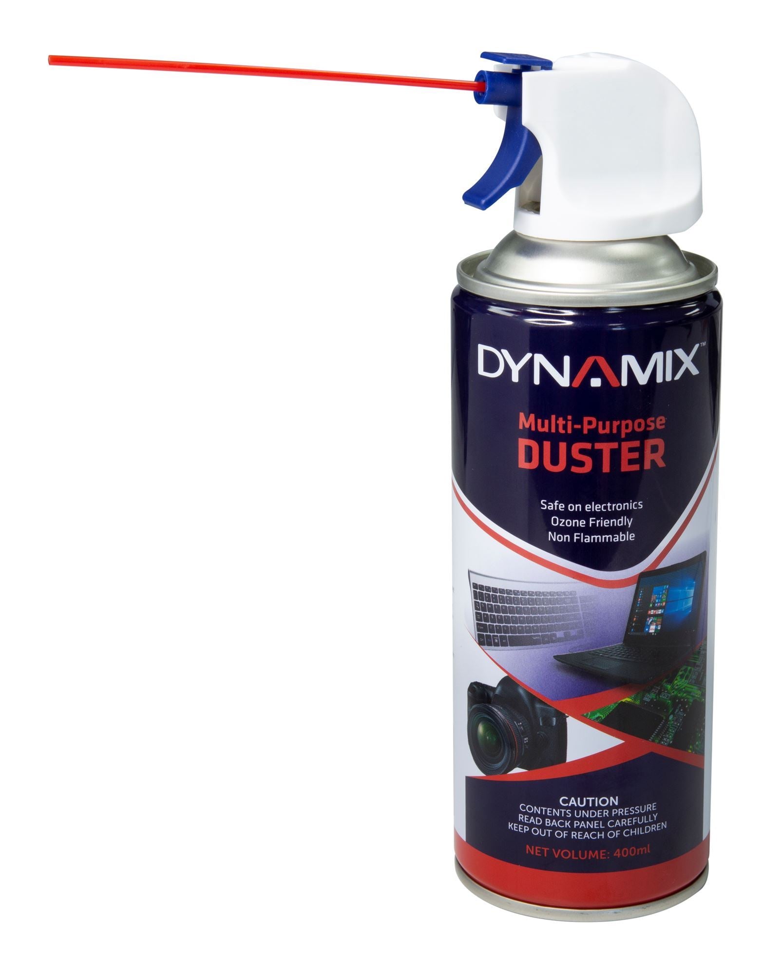 Dynamix air can with nozzle extended